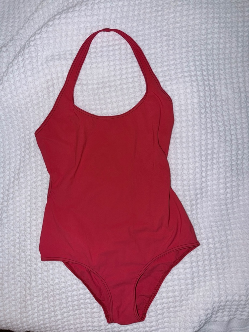 Hermes Red One-Piece Swimsuit